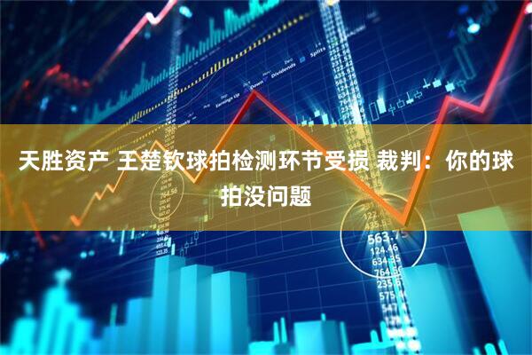 天胜资产 王楚钦球拍检测环节受损 裁判：你的球拍没问题