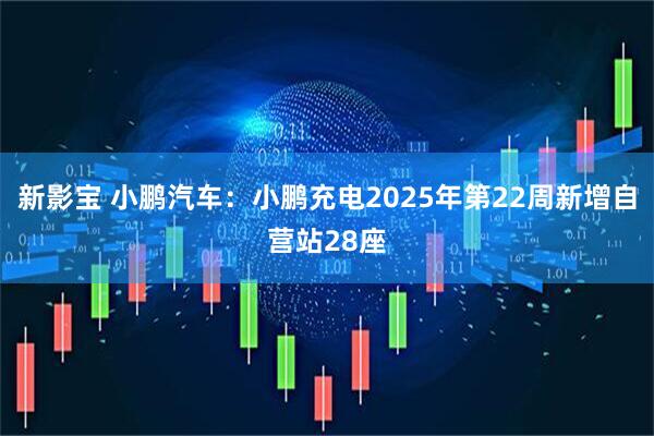 新影宝 小鹏汽车：小鹏充电2025年第22周新增自营站28座